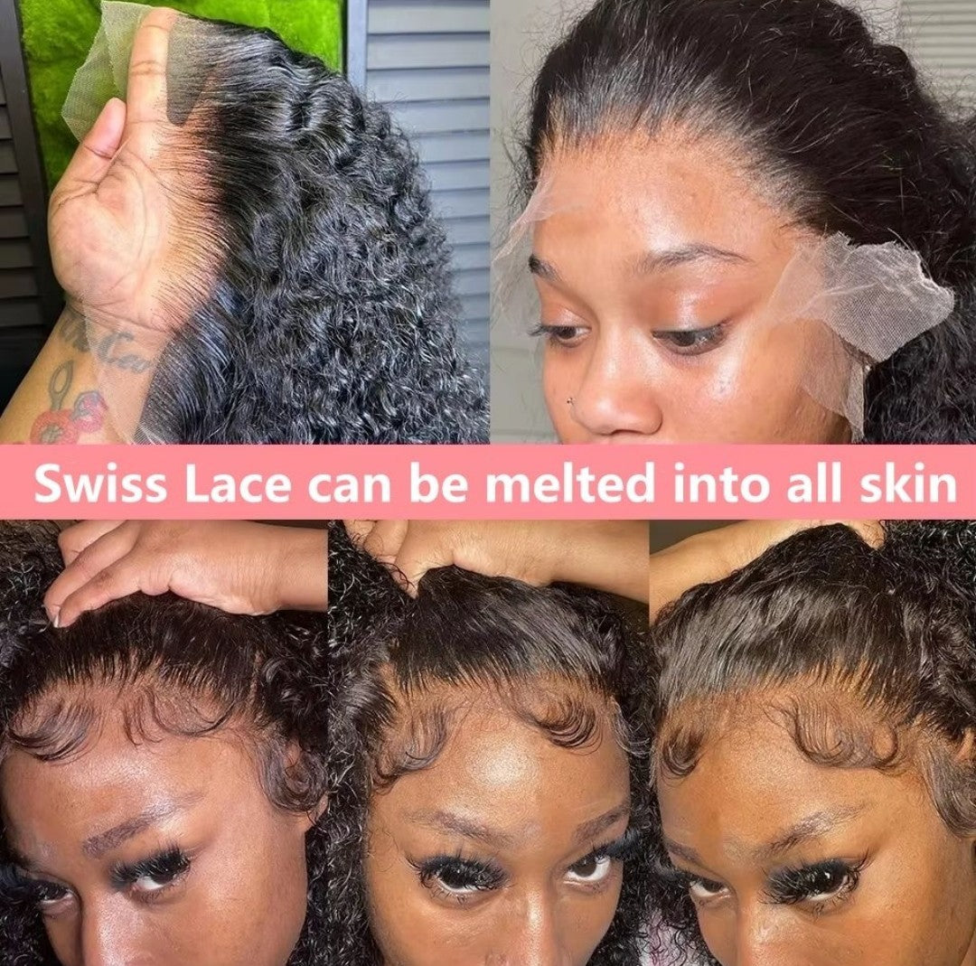 22In Brazilian Hair Water Wave Glueless Wig-13x4 - We Boujee South Africa