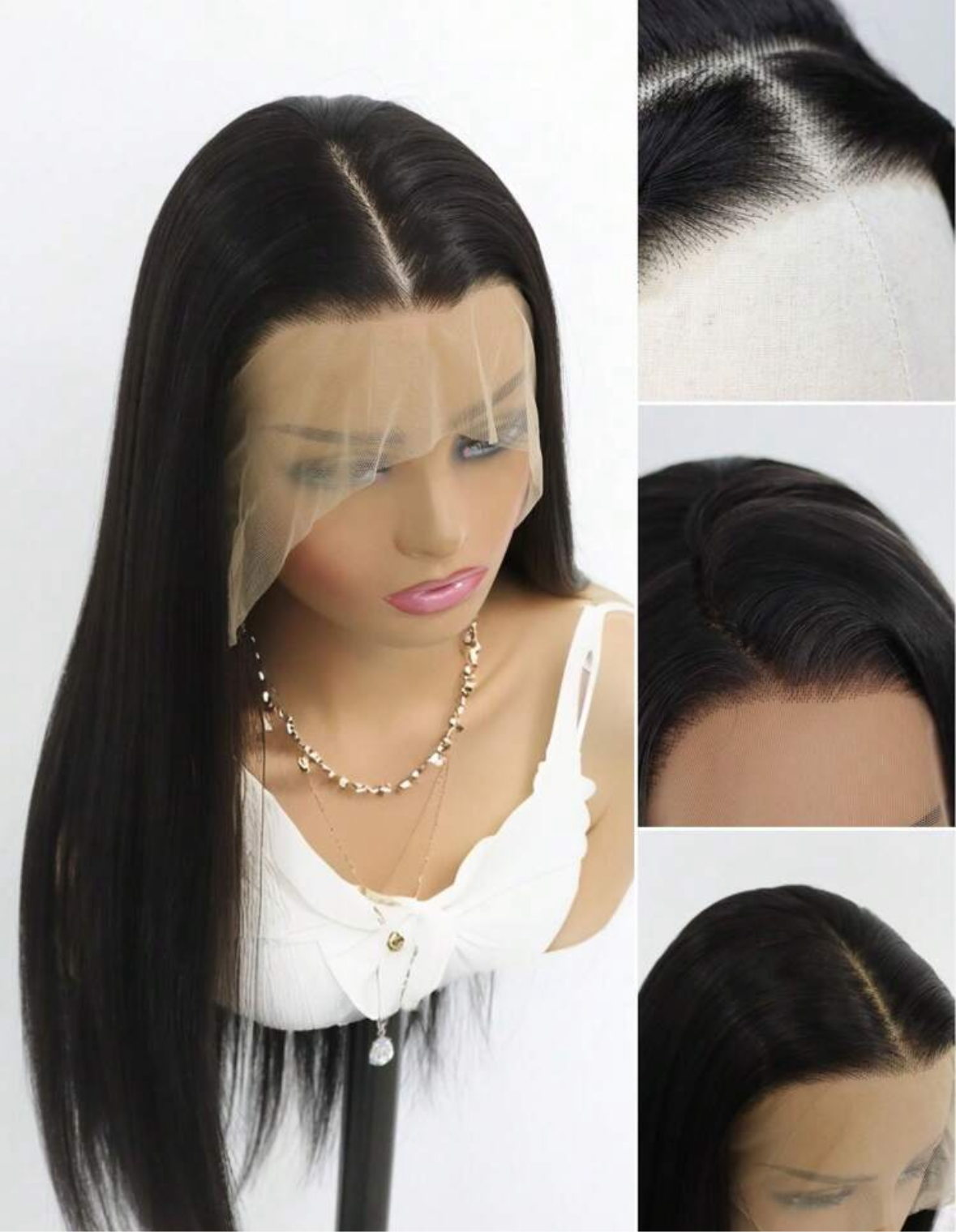 24" Straight Glueless Lace Front Wig - We Boujee South Africa