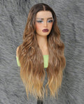 28" Ombre Blonde Pre-Plucked Wavy Lace Wig - We Boujee South Africa