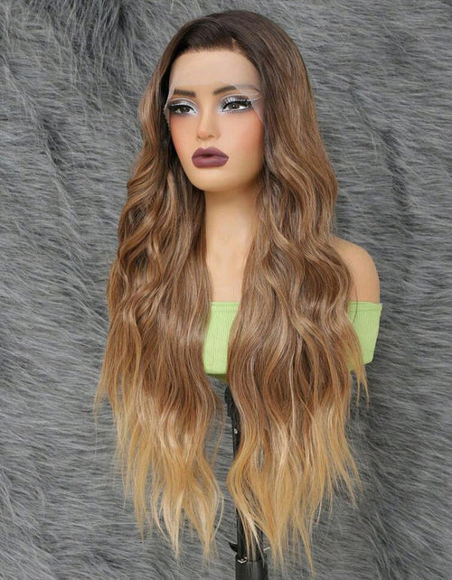 28" Ombre Blonde Pre-Plucked Wavy Lace Wig - We Boujee South Africa