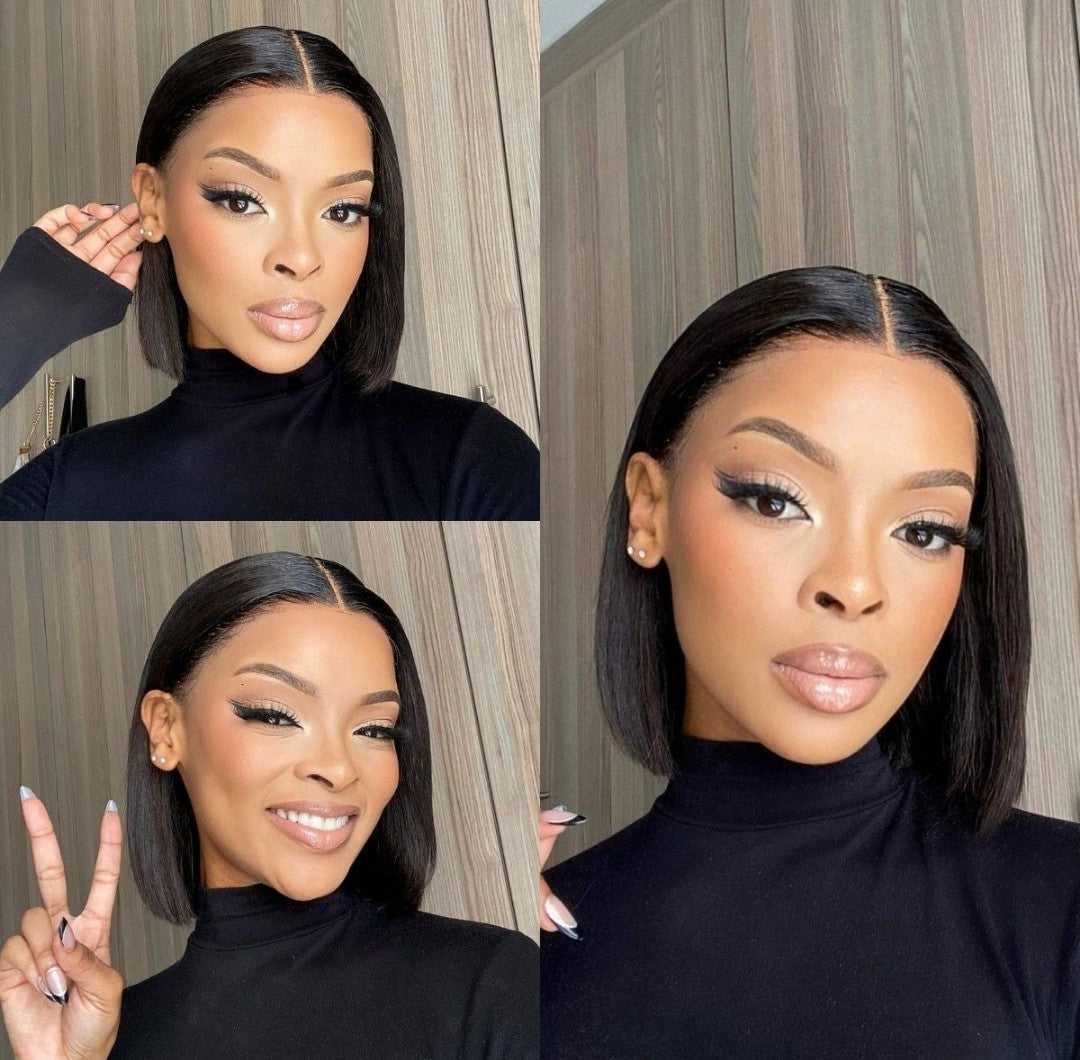 Brazilian Full Frontal Short Bob Human Hair Wig - We Boujee South Africa