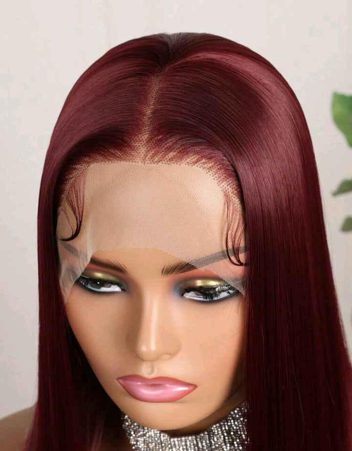 Burgundy Lace Front Bob Wig - We Boujee South Africa