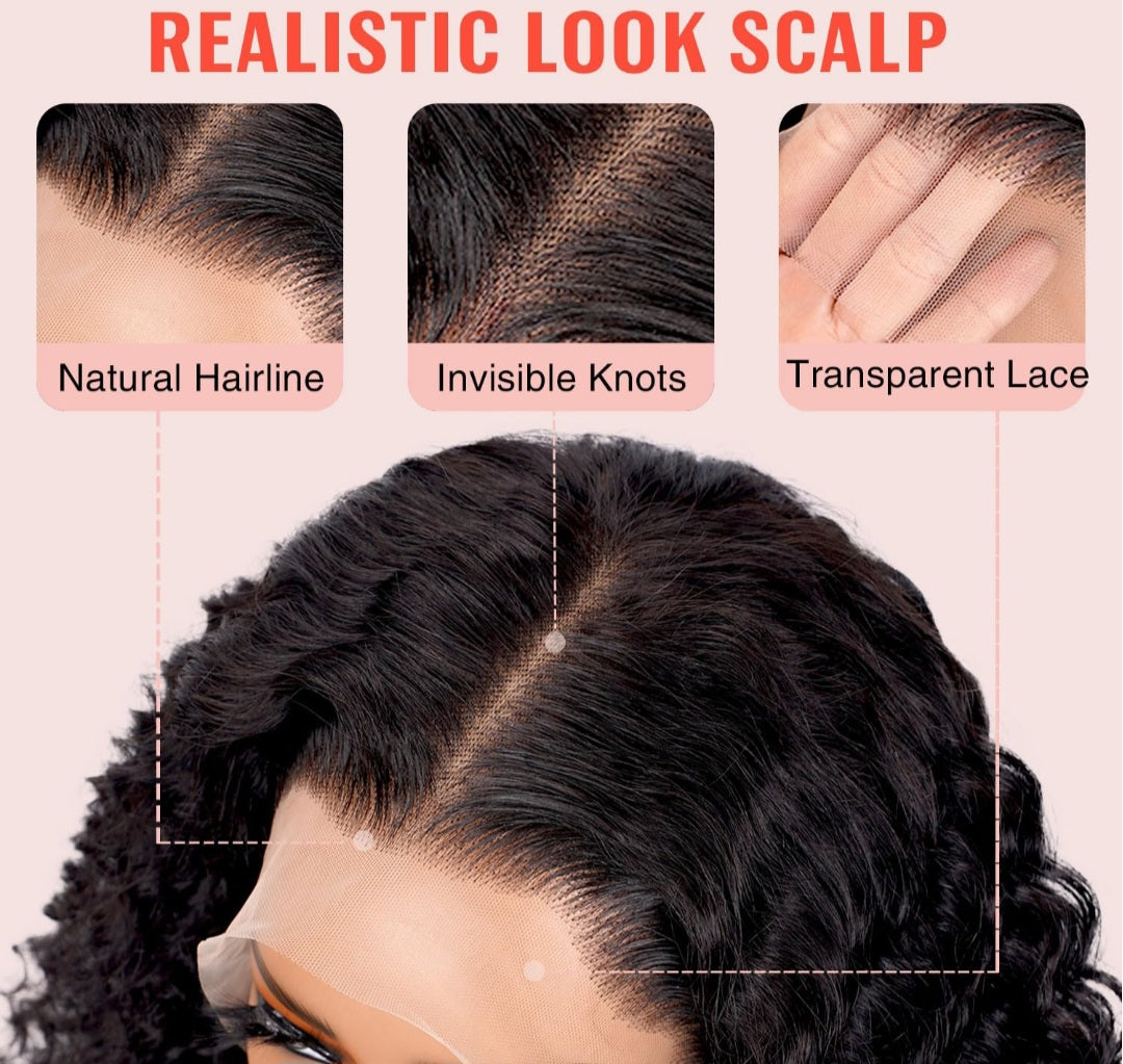 Deep Curly 5x5 HD Glueless Wear & Go Wig - We Boujee South Africa