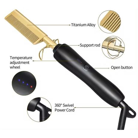 Electric Straightening Hot Comb for Hair & Wigs - We Boujee South Africa