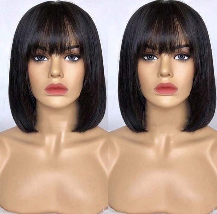Paris Bob Human Hair Wig 10" - We Boujee South Africa