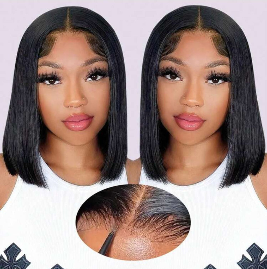 Straight Bob Human Hair Wig - We Boujee South Africa