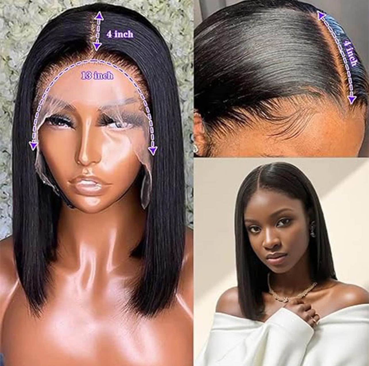 Straight Bob Human Hair Wig - We Boujee South Africa