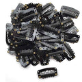 Wig & Extension Clips Black - Pack of 48 - We Boujee South Africa