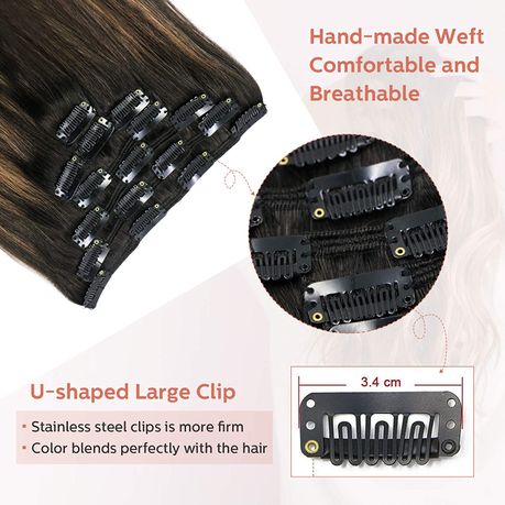 Wig & Extension Clips Black - Pack of 48 - We Boujee South Africa